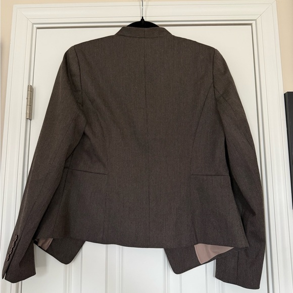 NWT Ann Taylor Dark Brown Blazer - Picture 2 of 5